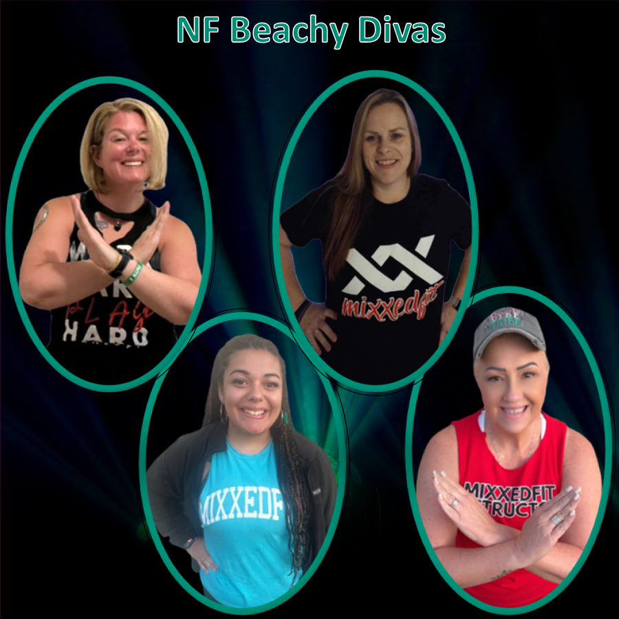 NF Beachy Divas Glow Dance Crew