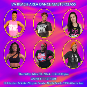 VA Area Dance Masterclass, May 30, 6:30-8:00pm