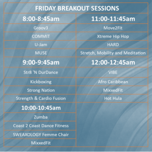 Friday Breakout Sessions