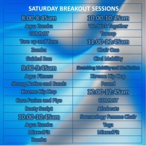 Saturday Breakout Sessions VB 25