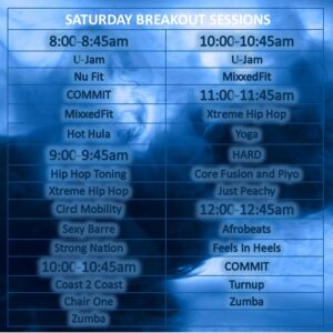 Saturday Breakout Sessions LV 25